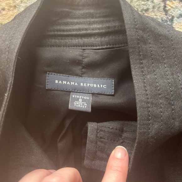 Banana Republic Linen Blend Zip-up Jacket - Picture 2 of 4